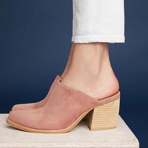 Jeffrey Campbell suede mule- like new!